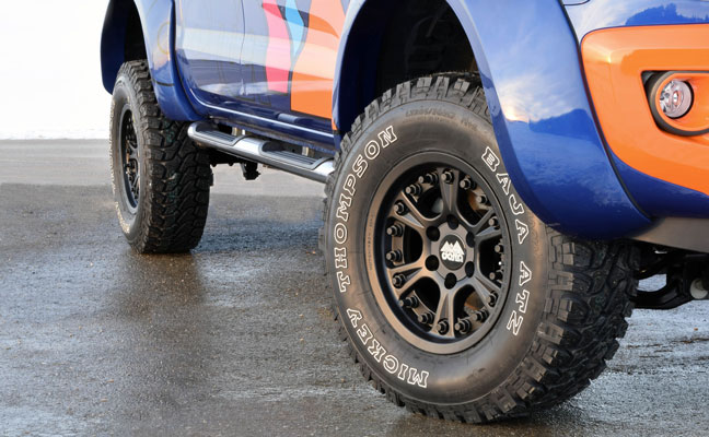 Beadlock aluminum wheels for Delta 4x4 pickups