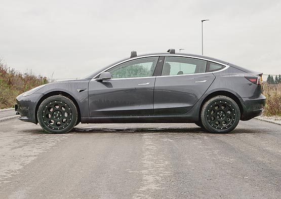 Off road deals tesla model 3